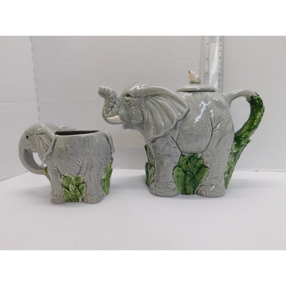 Applause Elephant Teapot & Mug Set
